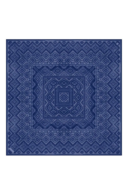 Etnik Desenli Twill İpek Kadın Eşarp