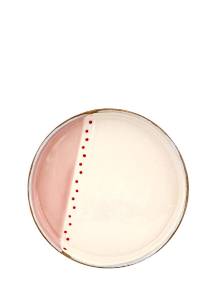 En-Joy Pink Porcelain Dessert Plate