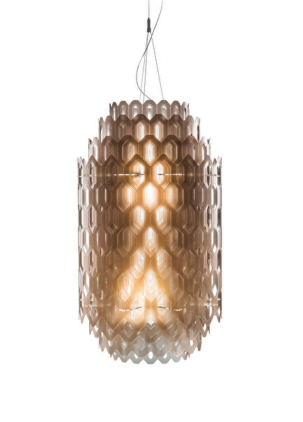 Chantal Turuncu Orta Boy Sarkıt Avize