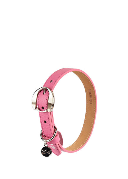 Hachiko Pink Dog Collar