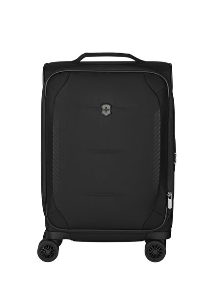 Crosslight Softside Black Cabin Size Suitcase