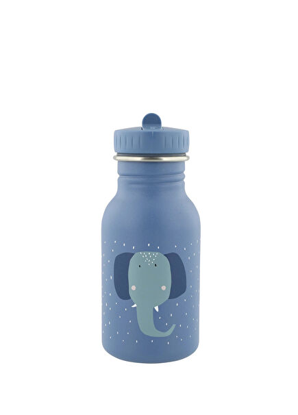 Mrs Elephant Blue 350 ml Stainless Steel Flask