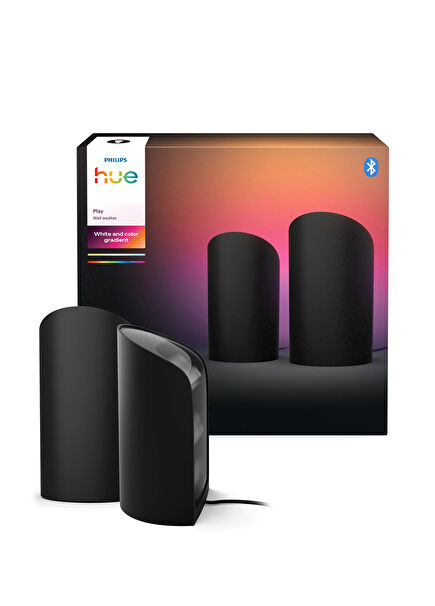 Hue Flare Black 2-Way Smart Wall Light