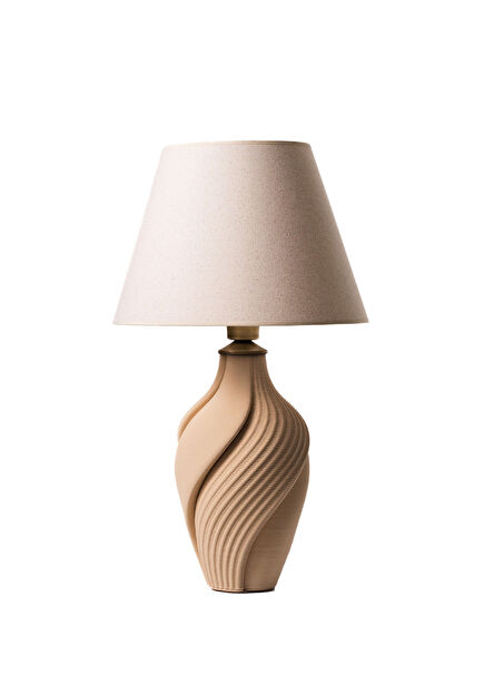 Pebbles Beige Ceramic Lampshade
