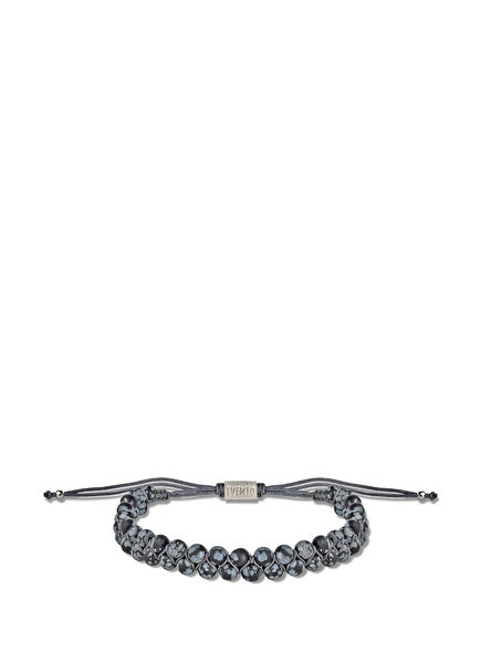 Virelia Obscura Grey Men's Silver Bracelet