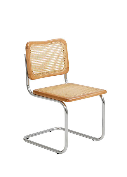 Doğal Hazeran Metal Mutfak Sandalyesi