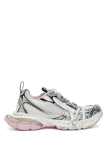 3XL Pembe Beyaz Kadın Sneaker
