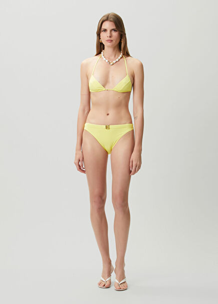 Yellow Triangle Bikini Set