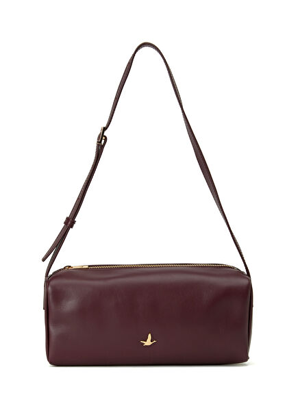 Burgundy Women's Leather Bag
