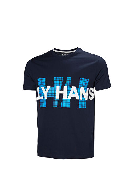 Core 2.0 Graphic Logo Baskılı Navy Erkek Kısa Kollu T-Shirt