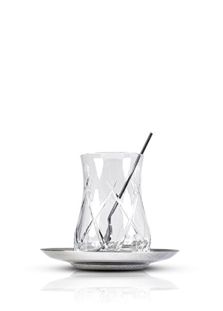 Casa Line Crystal Glass 18 Piece Tea Cup Set