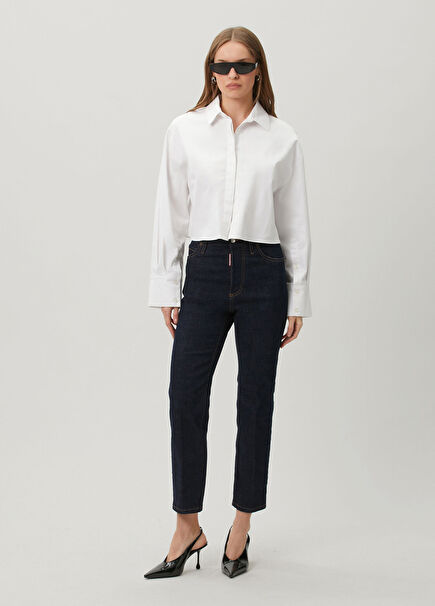 Boston Lacivert Jean Pantolon