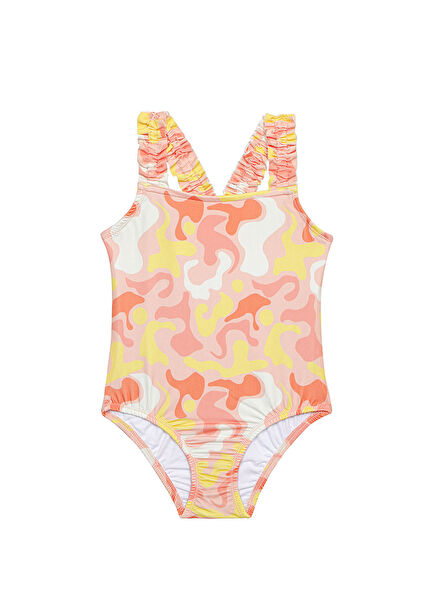 Sunset Feeling UV Korumalı Kız Çocuk Mayo