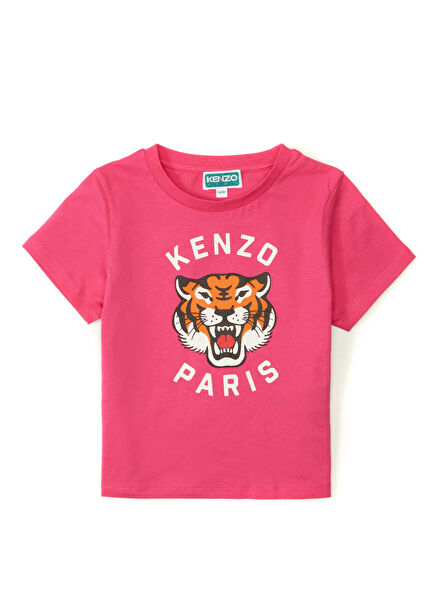 Koyu Pembe Kız Çocuk T-shirt