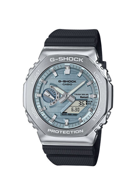 GBM-2100A-1A2DR Black Silicone Men's Wristwatch