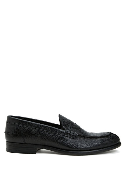 Black Men'S Leather Loafer