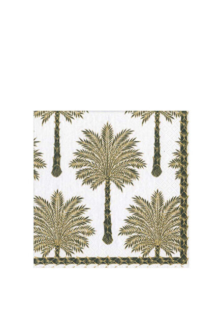 Grand Palms Desenli 20'li Servis Peçetesi Seti