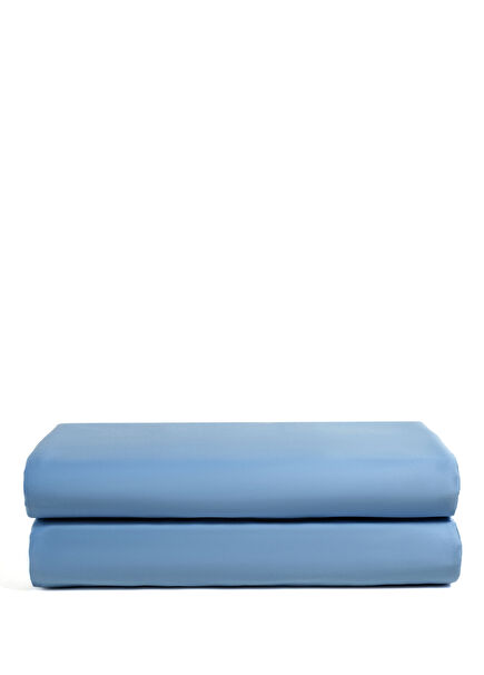 Solid 100% Cotton Satin Fitted Sheet