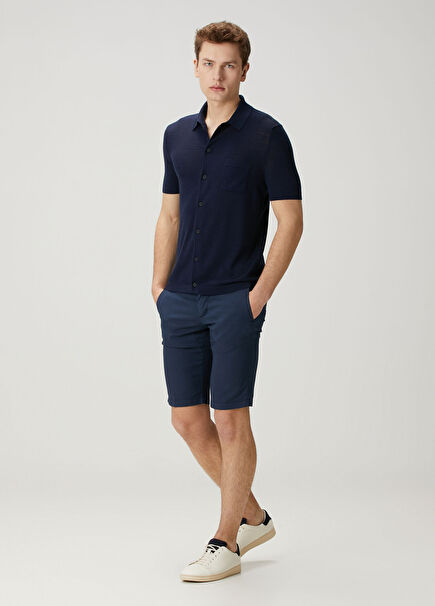 Dark Blue Bermuda