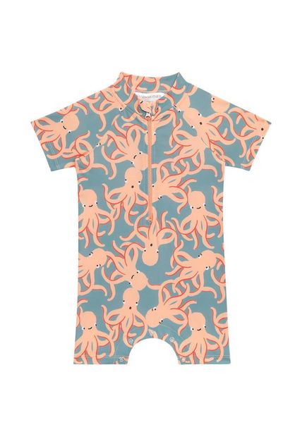 Octopus UV Korumalı Alttan Çıtçıtlı Erkek Bebek Mayo