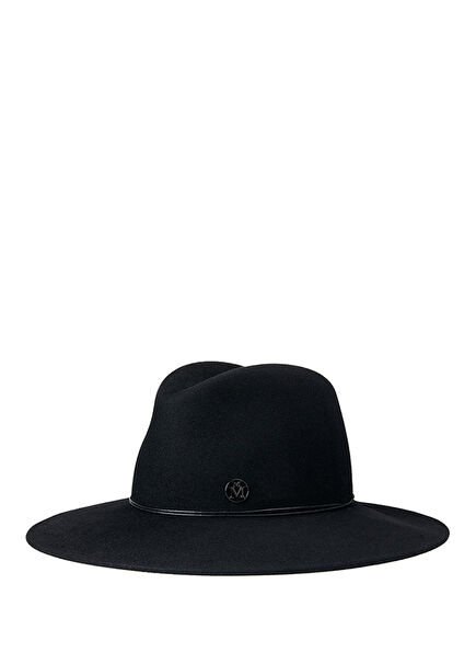 Black Logo Detailed Women's Hat