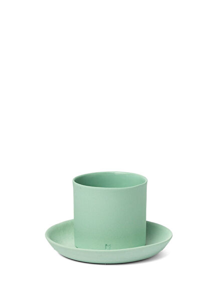 Mint Porselen Espresso Fincanı ve Tabağı