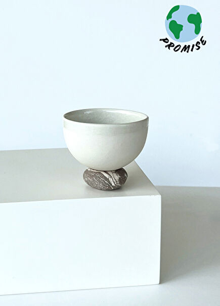 Pebble Beyaz Gri Çerezlik