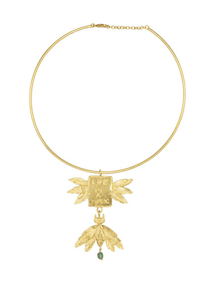 Life is a Magic Choker 22K Plated Women's Necklace