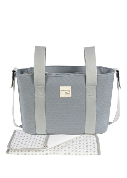Cloud Grey Cotton Eco Candle Crossbody Care Bag