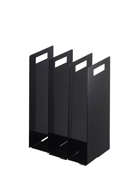 Tower Siyah Çelik 2'li Havlu Düzenleyici Seti