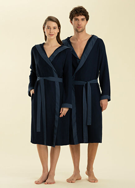 Carra Marin Mavi Unisex Bornoz