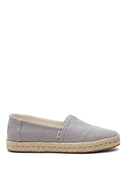 Toms Alpargata Rope 2.0  Recycled Cotton Slubby Woven Gri Kadın Espadril