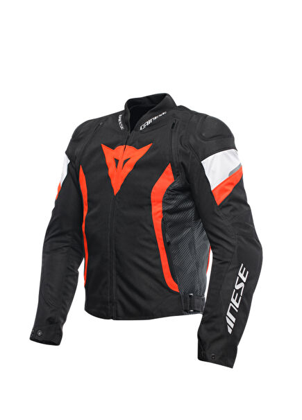 Avro 5 Black Red Fluo White Erkek Motorsiklet Montu