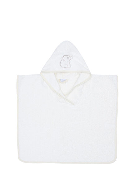 Poncho Organic Cotton Cream Baby and Child Towel