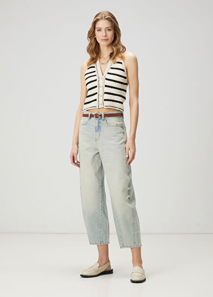 Mavi Oversize Jean Pantolon