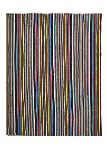 Anadol Colorblocked Yün Tezgah Kilim