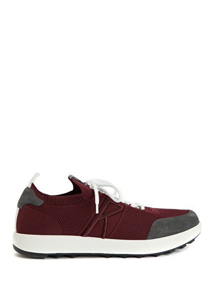 Bordo Siyah Erkek Sneaker