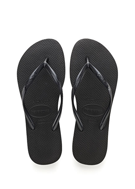 Slim Black Women's Flip Flops