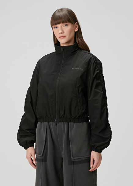 Black Ruched Jacket