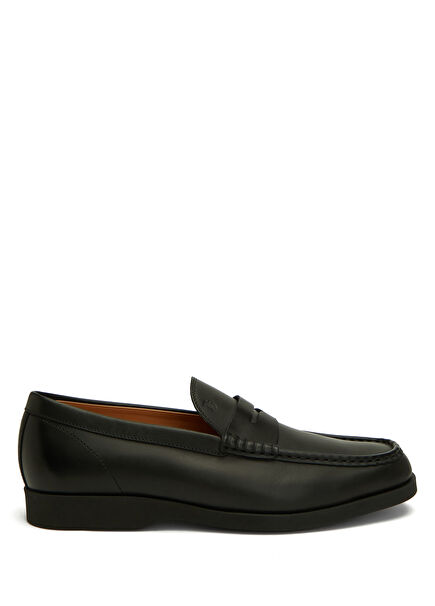Peeny Black Men's Leather Loafer