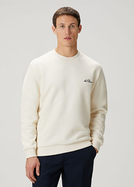 Diaz Ekru Sweatshirt