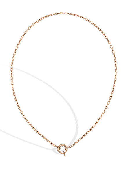 Kısa Köstek Zincir Kadın Altın Kolye