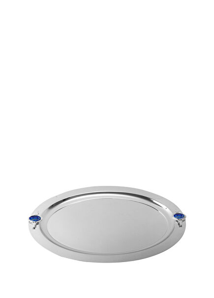 Elio Oval Silver Plated Tray