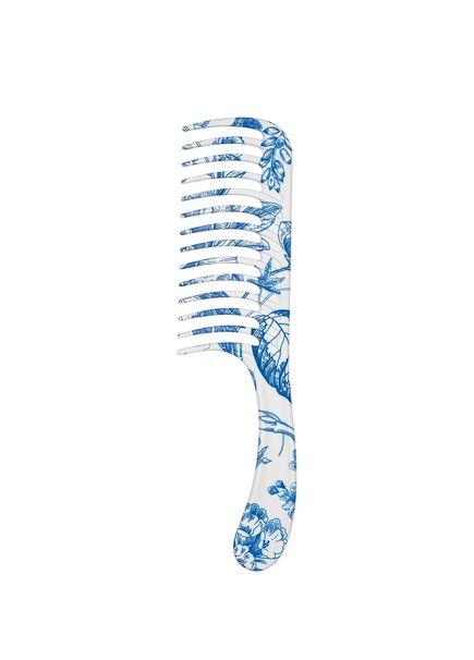 D28 Wide Tooth Detangler Blue Belle Geniş Ağızlı Tarak 