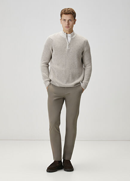 Vizon Beli Kordonlu Spor Pantolon