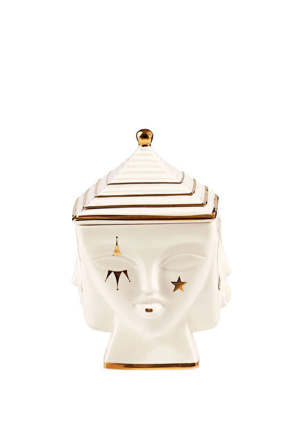 Gilded Muse Masquerade Beyaz Obje