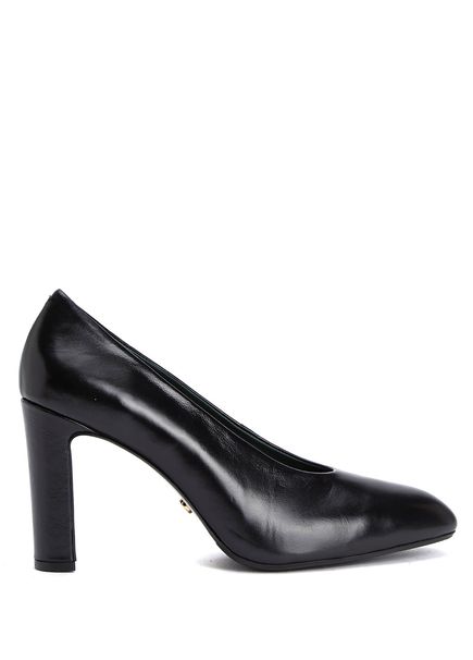Siyah Deri Stiletto
