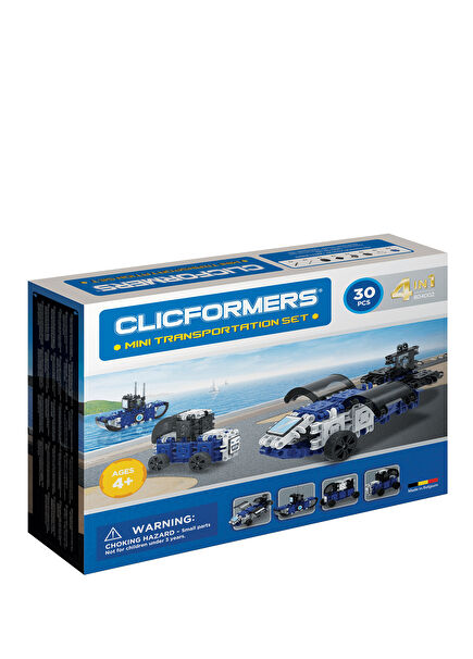 Mini Transportation 30 Piece Toy Building Set