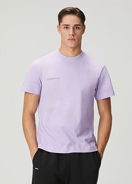 Lila Organik Pamuk T-shirt