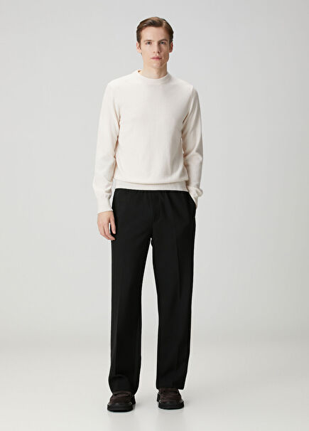 Siyah Jersey Pantolon